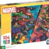 Marvel Puslespil - Heroes Vs Villains - Color - 104 Brikker - Clementoni