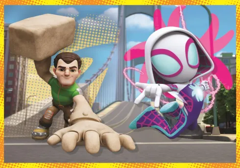 Marvel Puslespil - Spidey And His Amazing Friends - Clementoni - 4 Stk
