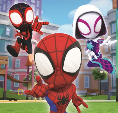 Marvel Puslespil - Spidey And His Amazing Friends - 3X48 Brikker - Clementoni
