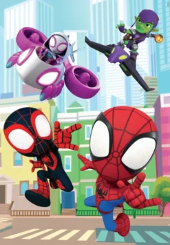 Marvel Puslespil - Spidey - Maxi Super Color - Clementoni - 60 Brikker