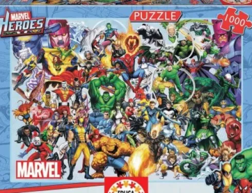 Marvel Puslespil - Superhelte - 1000 Brikker - Educa