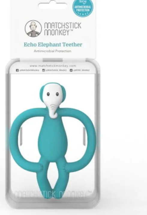 Matchstick Monkey - Echo Elephant Teether Bidering