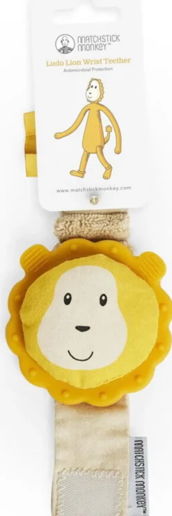 Matchstick Monkey - Ludo Lion Wrist Teether Biderangle - Løve