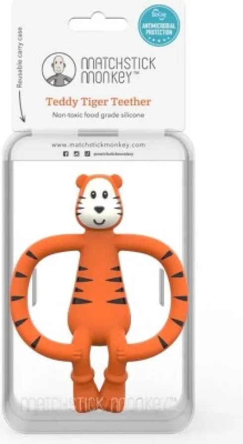 Matchstick Monkey - Teddy Tiger Teether Bidering
