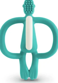 Matchstick Monkey - Teething Toy And Gel Applicator - Grøn