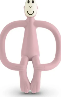 Matchstick Monkey - Teething Toy And Gel Applicator - Dusty Pink