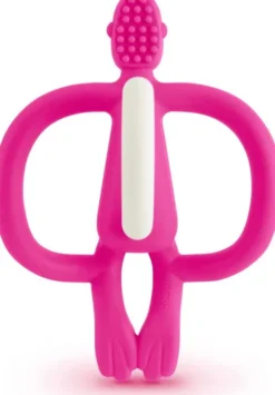 Matchstick Monkey - Teething Toy And Gel Applicator - Pink