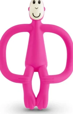 Matchstick Monkey - Teething Toy And Gel Applicator - Pink