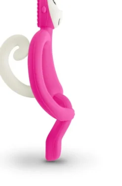 Matchstick Monkey - Teething Toy And Gel Applicator - Pink