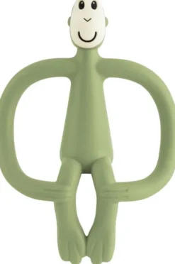 Matchstick Monkey - Teething Toy And Gel Applicator - Oliven