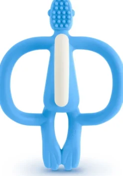 Matchstick Monkey - Teething Toy And Gel Applicator - Lyseblå