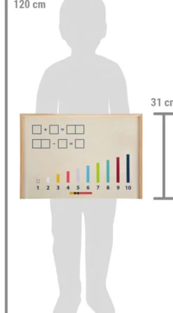 Matematik Legetøj Sæt - Pinde Med Tal - Small Foot