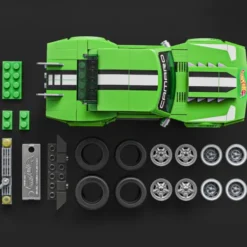 Mattel Brick Shop Jft16 - Custom 68 Camaro - Hot Wheels Speed
