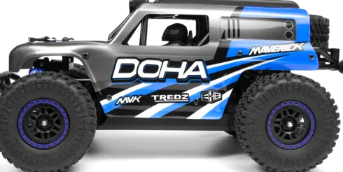 Maverick Doha 1/20 4Wd Electric Truck - Blue - Mv150700 - Maverick Rc