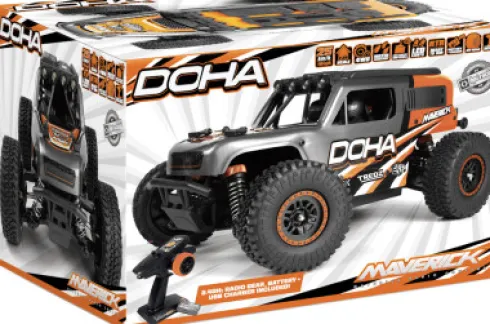 Maverick Doha 1/20 4Wd Electric Truck - Orange - Mv150702 - Maverick Rc