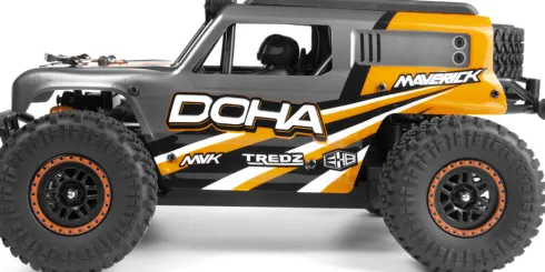 Maverick Doha 1/20 4Wd Electric Truck - Orange - Mv150702 - Maverick Rc