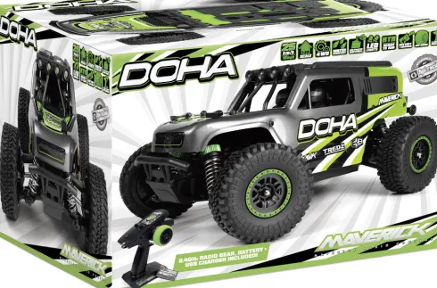 Maverick Doha 1/20 4Wd Electric Truck - Green - Mv150703 - Maverick Rc