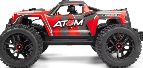 Maverick Rc - Monster Truck Atom At1 1/18 4Wd - Rød