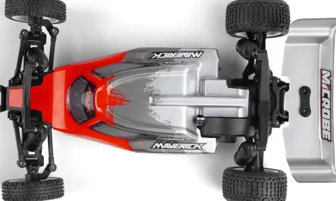 Maverick Rc - Mv150801 - Microbe Buggy Car - Rød - 1:24