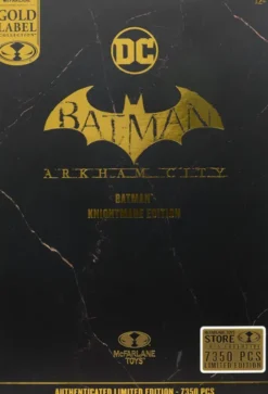 Mcfarlane Toys - Dc Multiverse - Batman Arkham City - Knightmare Edition - Gold Label - Action Figure