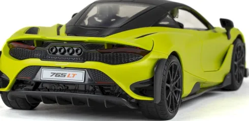 Mclaren 765Lt - Fjernstyret Rc Bil - 1:16 - 2,4Ghz - Metallisk Grøn