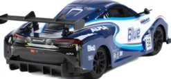 Mclaren 720S Gt3 Fjernstyret Bil - 1:24 - 2,4 Ghz - Blå Hvid