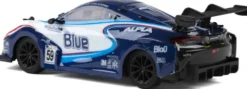 Mclaren 720S Gt3 Fjernstyret Bil - 1:24 - 2,4 Ghz - Blå Hvid
