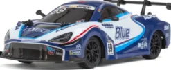 Mclaren 720S Gt3 Fjernstyret Bil - 1:24 - 2,4 Ghz - Blå Hvid