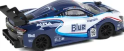 Mclaren 720S Gt3 Fjernstyret Bil - 1:24 - 2,4 Ghz - Blå Hvid