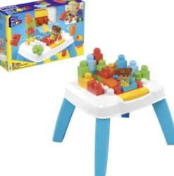 Mega Bloks - Build N Tumble - Bord Med Byggeklodser Til Børn