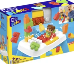 Mega Bloks - Build N Tumble - Bord Med Byggeklodser Til Børn