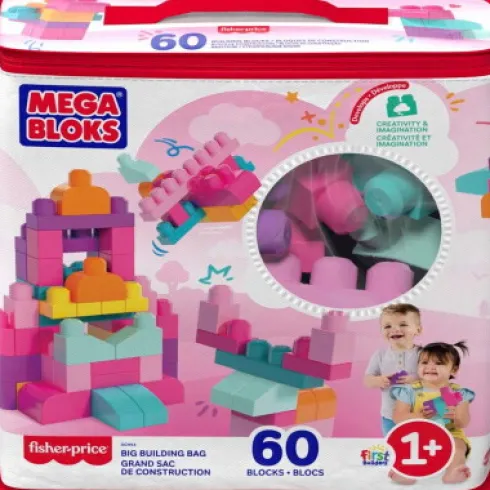 Mega Bloks First Builders Byggesæt For Børn - 60 Stk