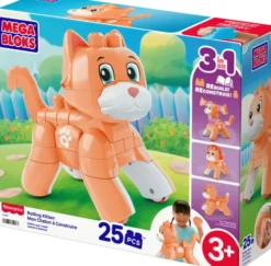 Mega Bloks - Rolling Kitten - 25 Dele - Mattel Jmk86