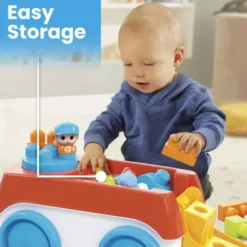 Mega Bloks - Spinning Wagon - Vogn Med Byggeklodser