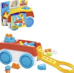Mega Bloks - Spinning Wagon - Vogn Med Byggeklodser