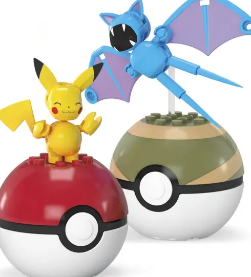 Mega - Pokémon - 2 Poké Balls - Assorteret - Mattel Hxp11