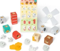 Melissa & Doug - Blockables Byggesæt - Bondegårds Venner - 16 Dele