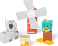 Melissa & Doug - Blockables Byggesæt - Bondegårds Venner - 16 Dele