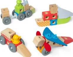 Melissa & Doug - Blockables Byggesæt - Køretøjer - 54 Dele