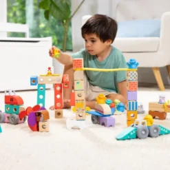 Melissa & Doug - Blockables Byggesæt - Køretøjer - 54 Dele