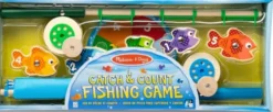 Melissa & Doug - Catch & Count Fishing Game - Fiskespil Til Børn