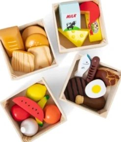 Melissa & Doug - Food Groups - Legemad I Træ - 21 Dele