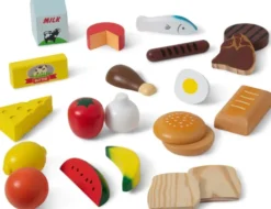 Melissa & Doug - Food Groups - Legemad I Træ - 21 Dele