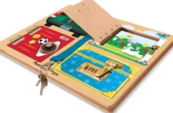 Melissa & Doug - Låsebræt I Træ Til Børn