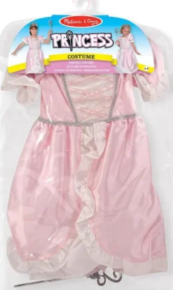 Melissa & Doug - Prinsesse Kostume Til Børn - Kjole, Diadem, Stav