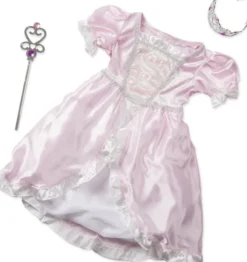 Melissa & Doug - Prinsesse Kostume Til Børn - Kjole, Diadem, Stav