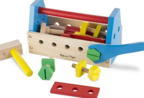 Melissa & Doug - Take-Along Tool Kit - Værktøjssæt Til Børn - Træ