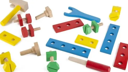 Melissa & Doug - Take-Along Tool Kit - Værktøjssæt Til Børn - Træ
