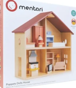Mentari - Dukkehus Med Møbler - Poppets House