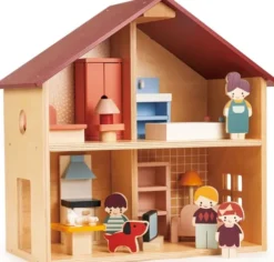 Mentari - Dukkehus Med Møbler - Poppets House
